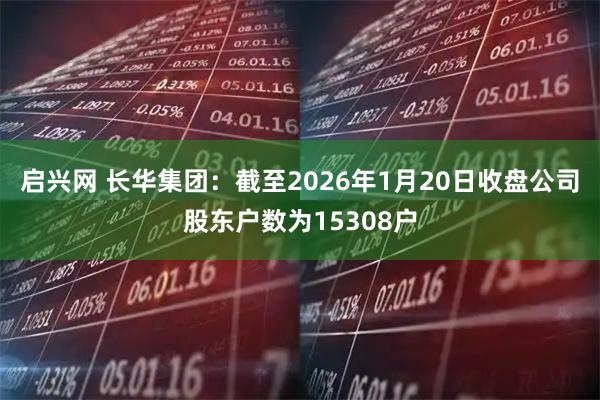启兴网 长华集团：截至2026年1月20日收盘公司股东户数为15308户